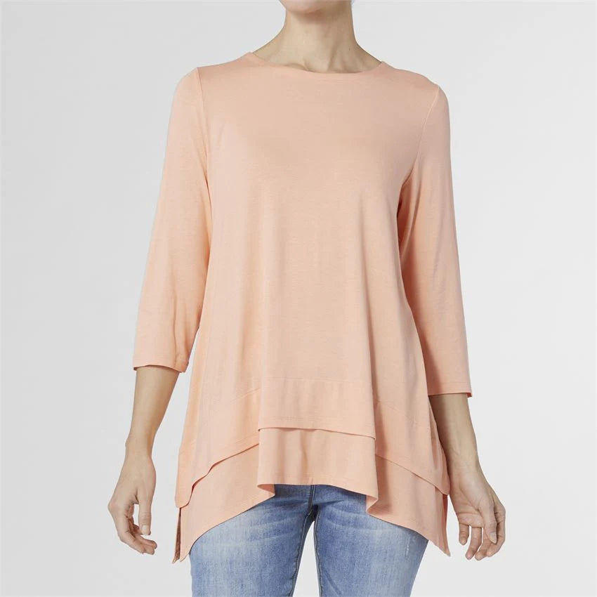 CURVY TOPS: 3/4 SLEEVE
