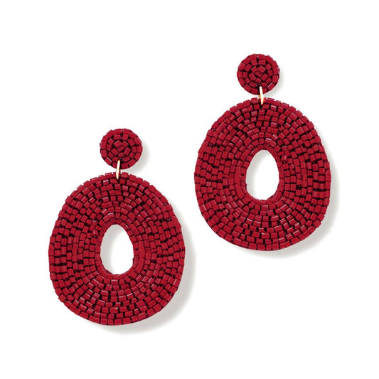 Viv&Lou - Garnet Caroline Earrings