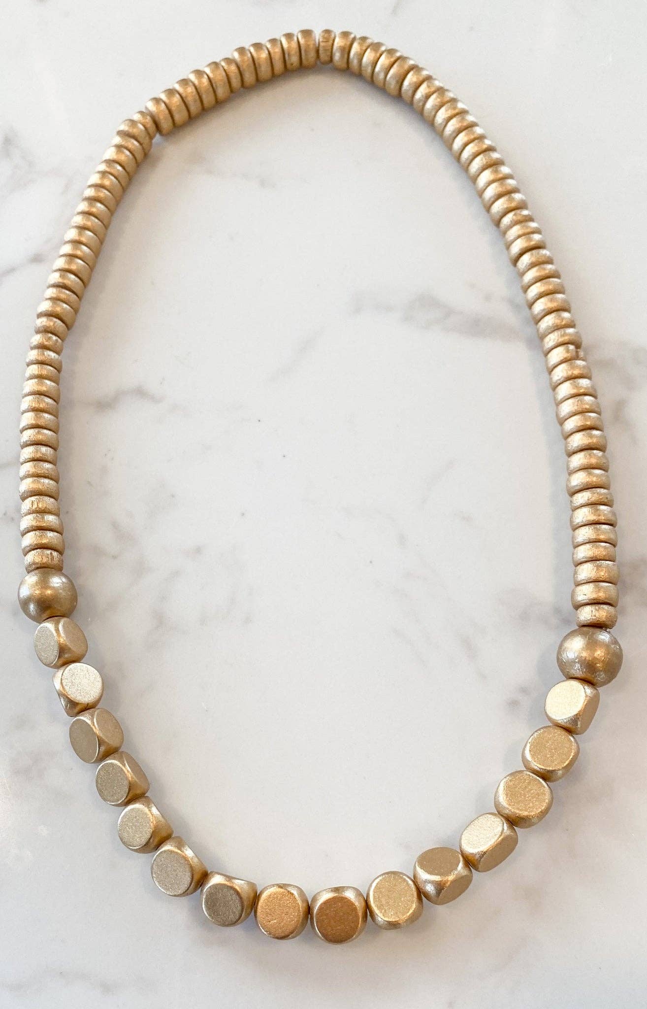 KyleLauren - Gold Beaded Boutique style Kid's Necklace