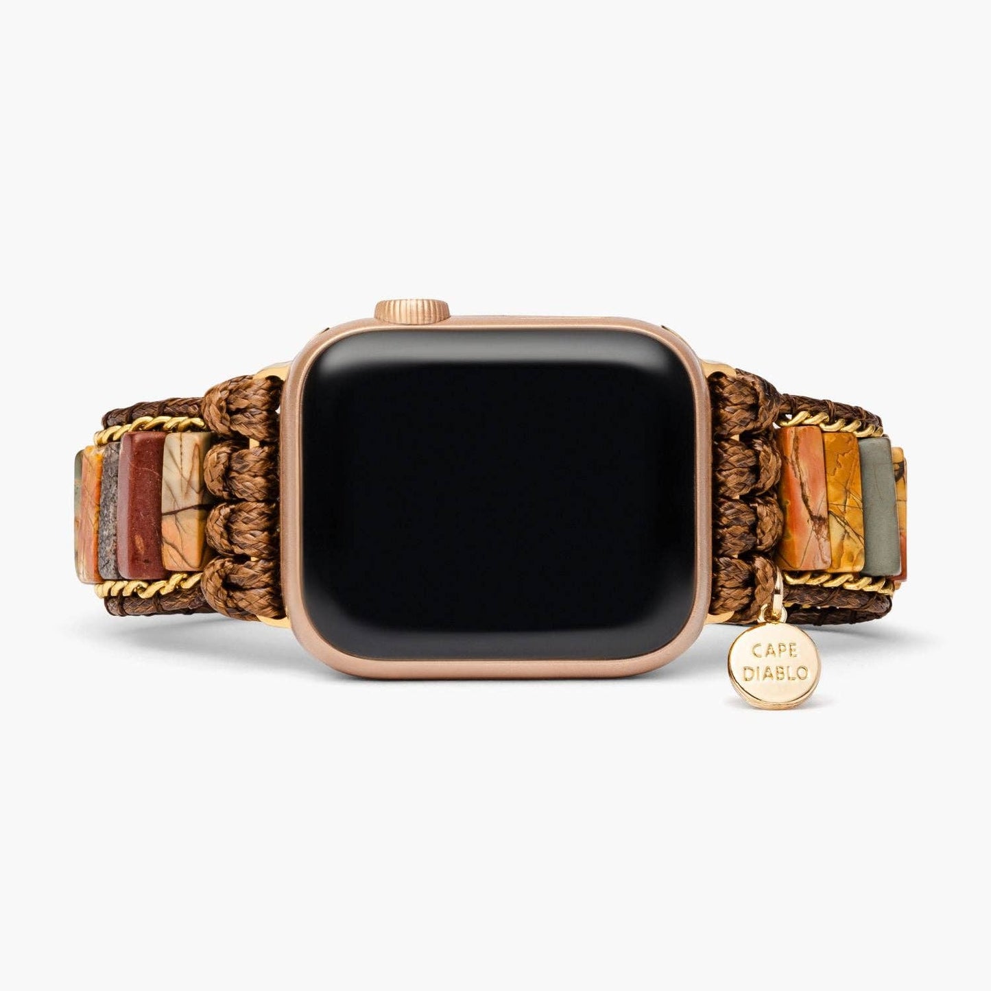 Cape Diablo - Delicate Picasso Jasper Apple Watch Strap